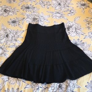 Closet Closing Sunday!! Taking Offers! 
BCBG Flirty Flowy Black Skirt Size M